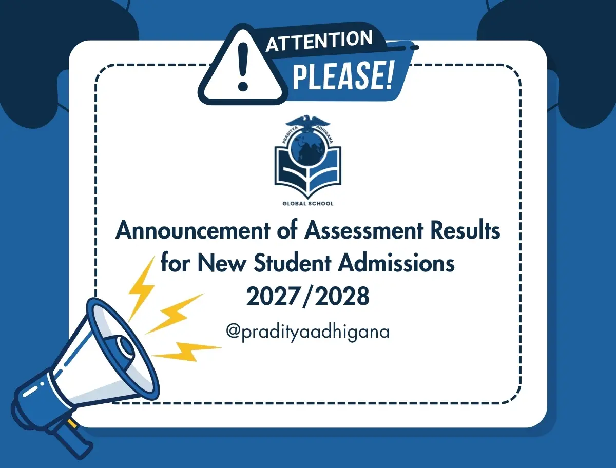 Announcement of Assessment Results for New Student Admissions 2027/2028
